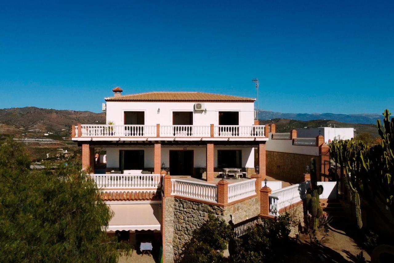 Villa El Palomar Azul With Pool And Sea View Benajarafe Exterior photo