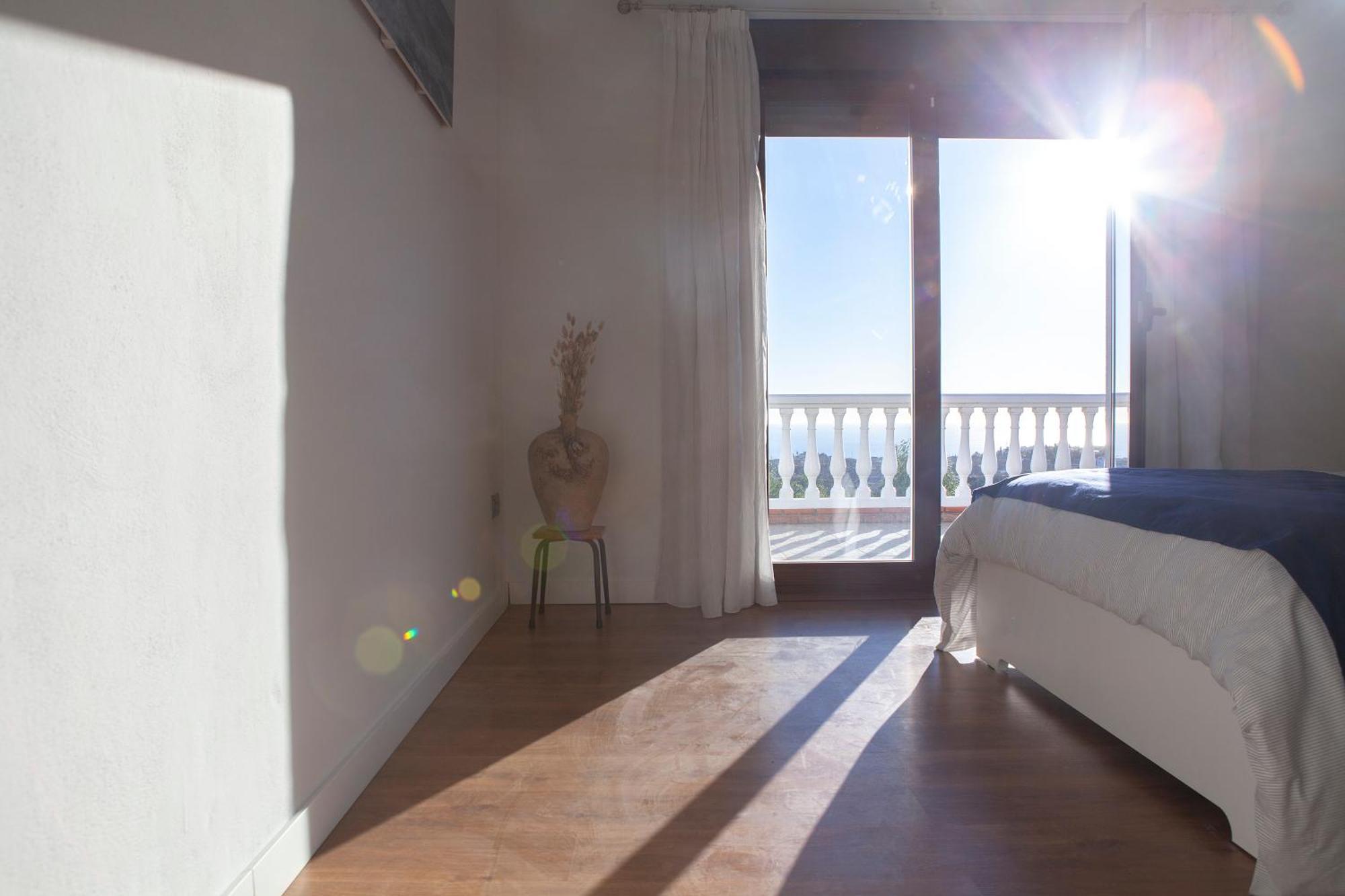Villa El Palomar Azul With Pool And Sea View Benajarafe Exterior photo