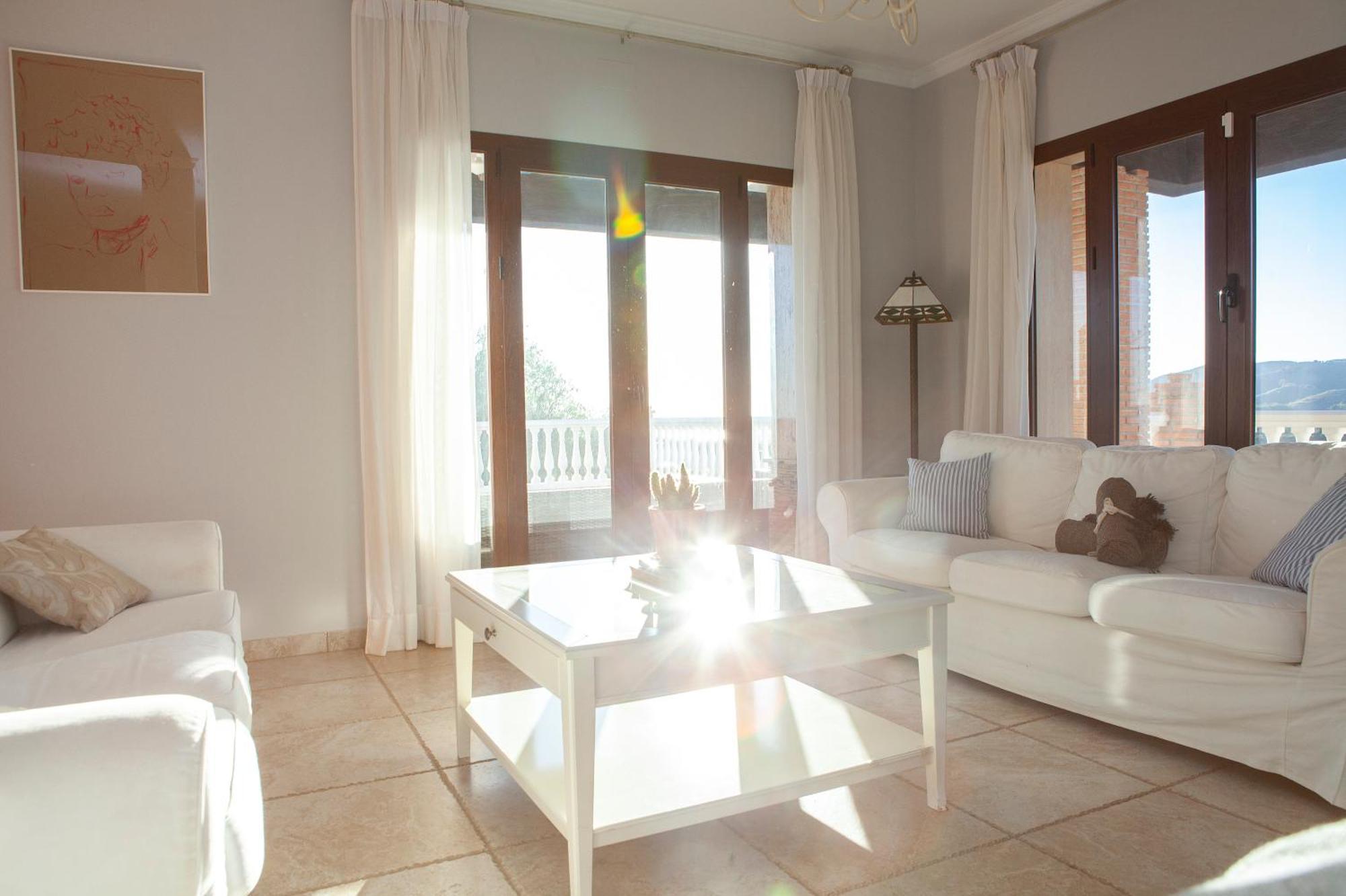 Villa El Palomar Azul With Pool And Sea View Benajarafe Exterior photo